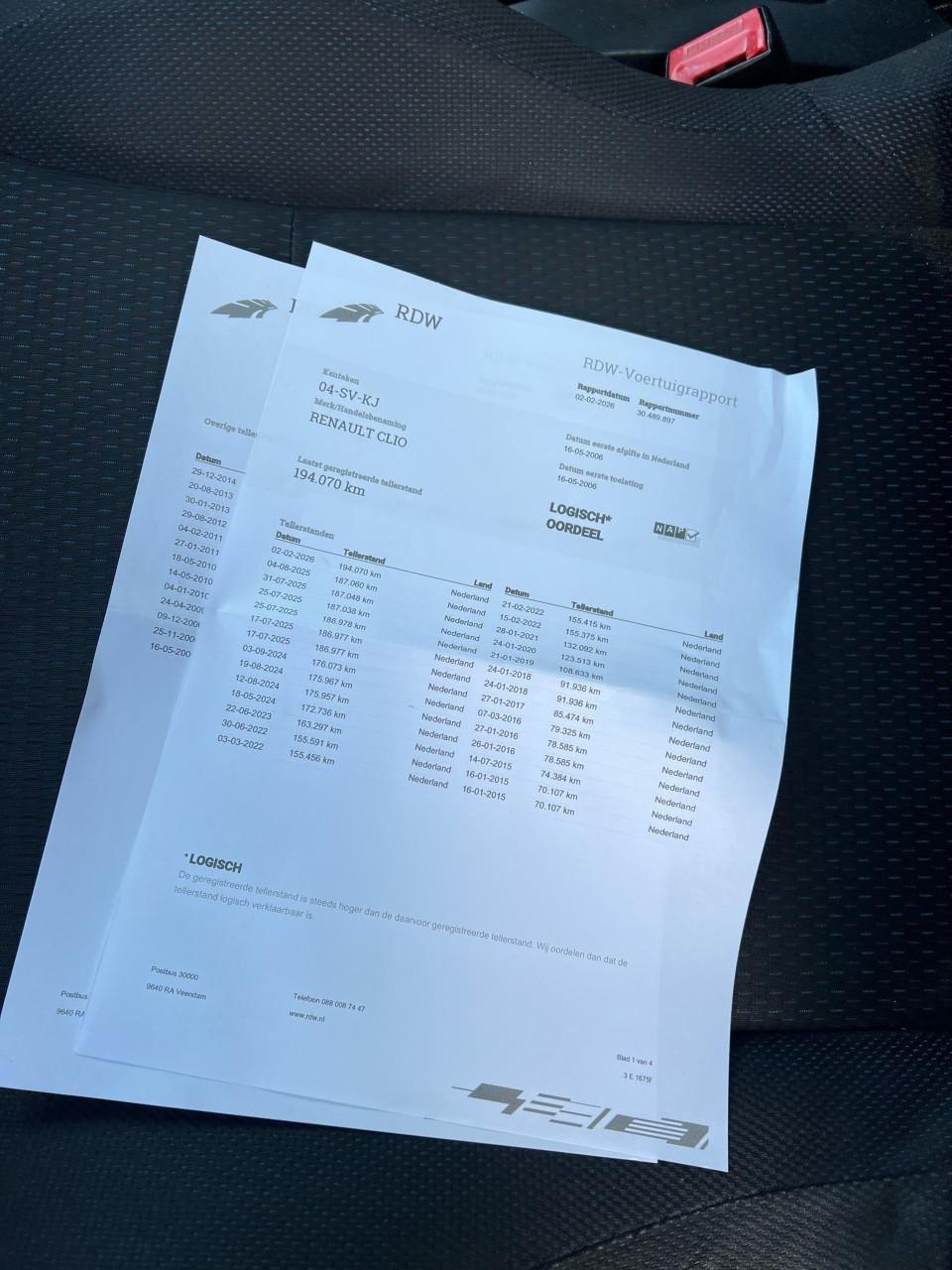 Renault Clio 1.4-16V Airco/ Cruise Jaar Apk