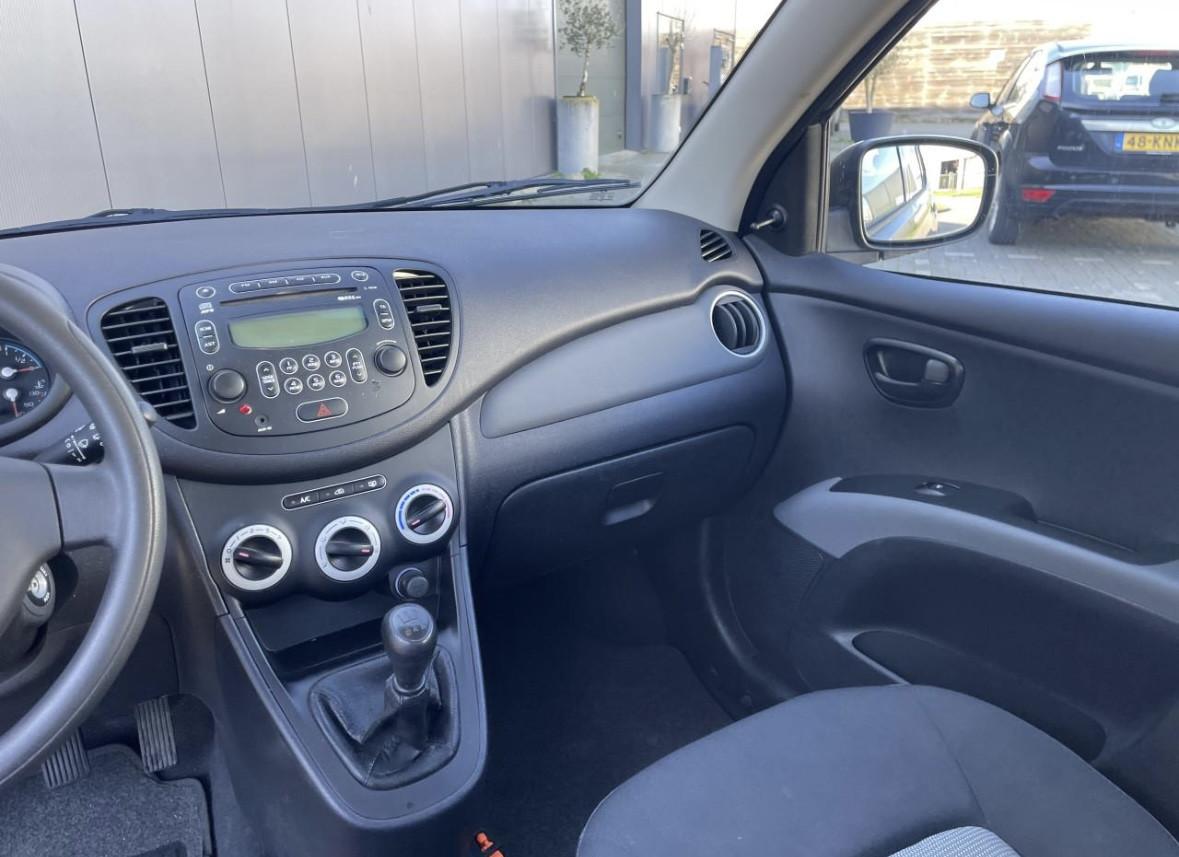Hyundai i10 1.1 I 5DR 2008 Zwart | NAP | 69.646 KM NAP