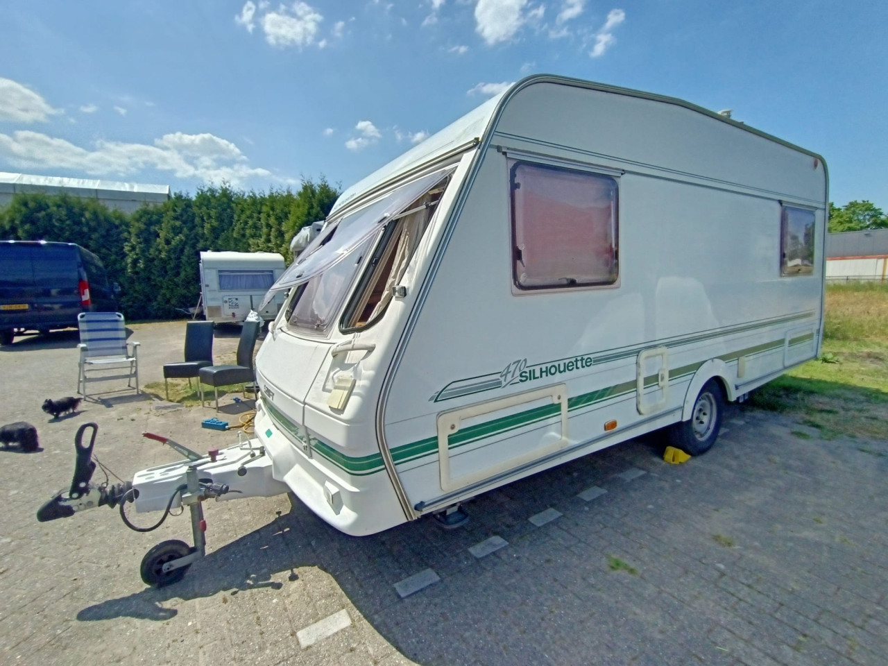 Topstaat Swift Silhouette , bwj 2000 met voortent en slaapcabien