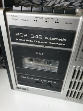 Leuke duitse verzamelaarscassetteradio jaren 70, SABA RCR 342 automatic...