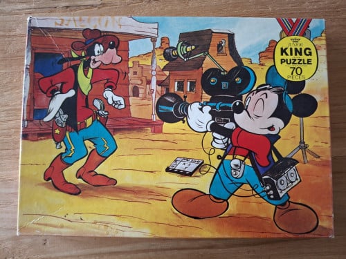 Vintage Puzzel: Mickey Mouse