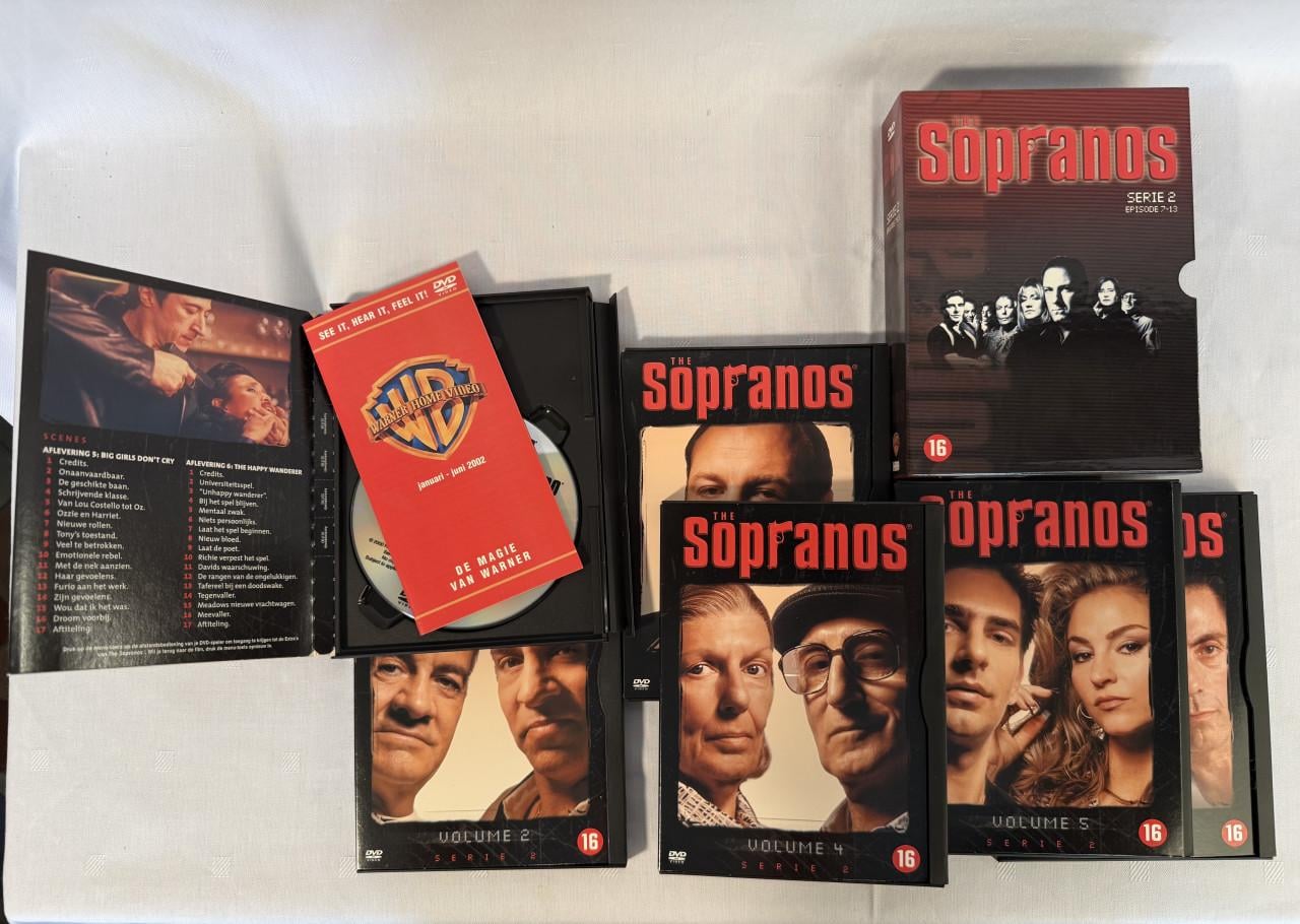 The Sopranos – Seizoen 2 Complete DVD Boxset – HBO – 6 DVD’s