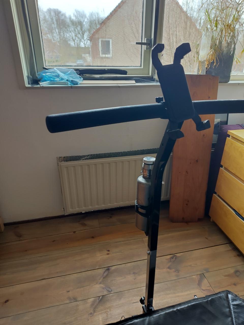 Fijne opvouwbare trainingstrampoline sportstechHTX 100