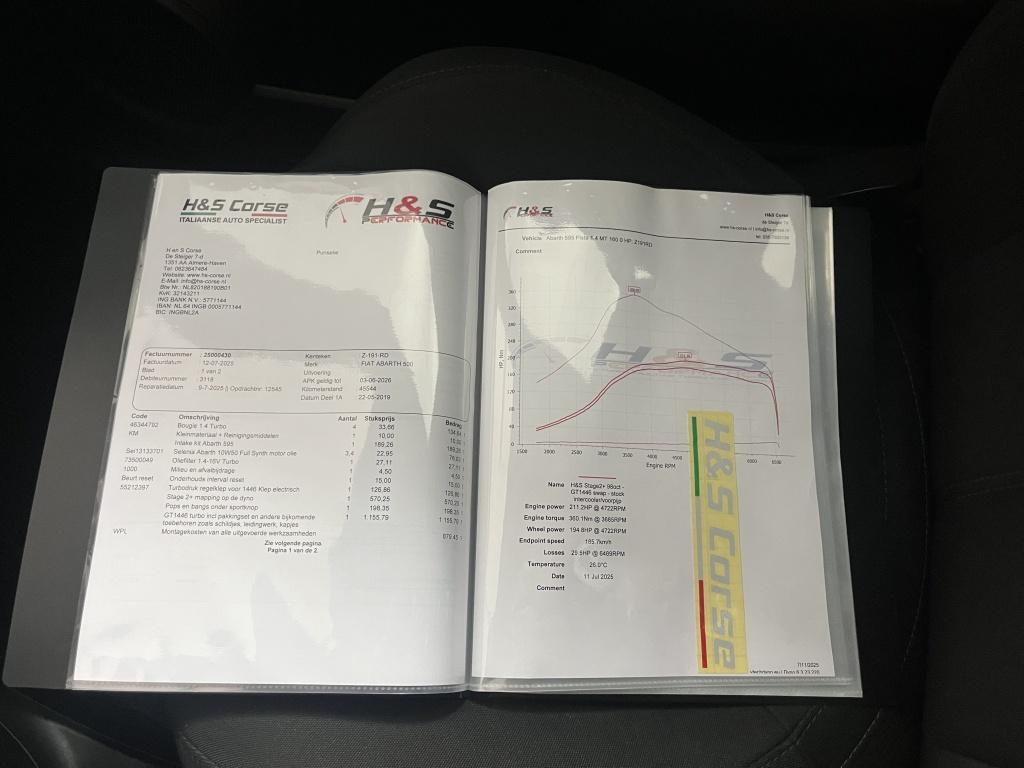 Fiat 500 1.4 abarth t-j ab 595 pista