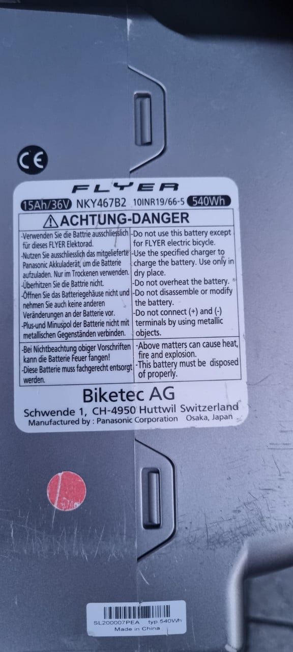 Mooie nette Flyer T8.1 540Wh 57cm