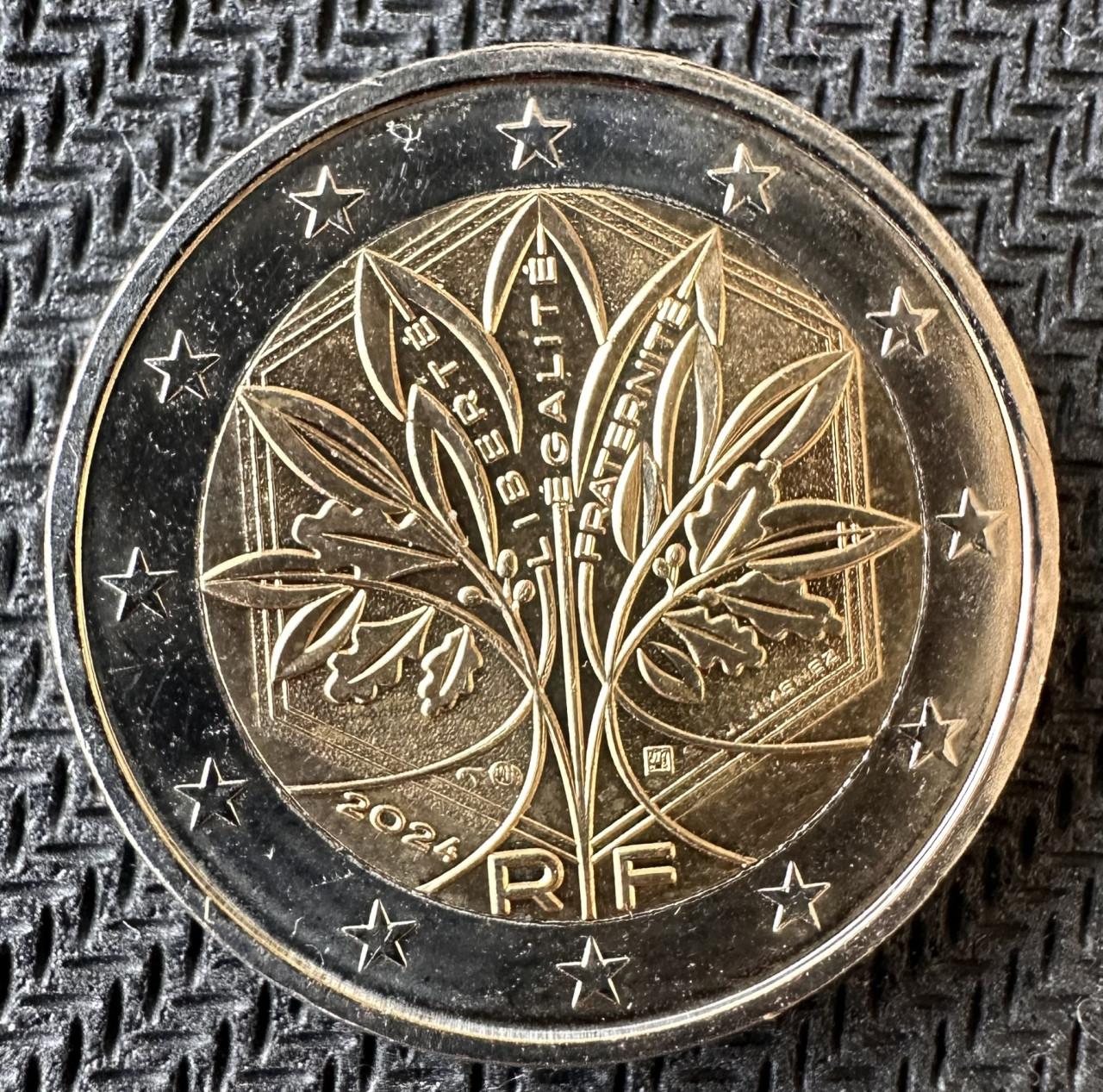 SPECIALE FRANKRIJK 2 EURO MUNT 2024 UNC