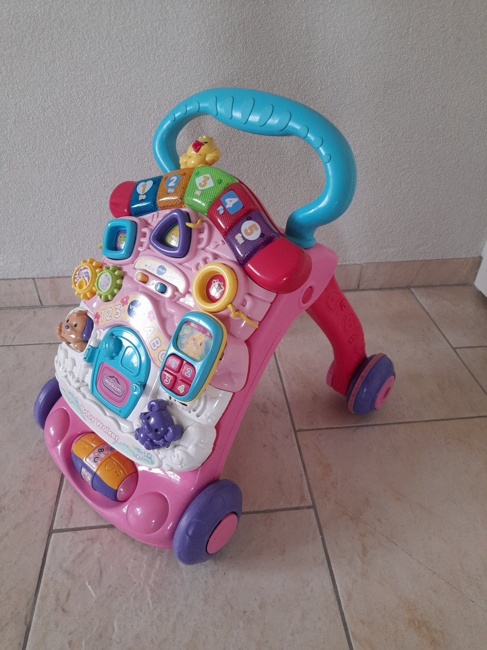 Baby walker met licht en geluid (in goede staat )