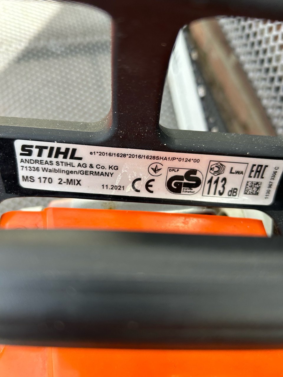 Tekoop Stihl Ms kettingzaag MS 170 ZGAN