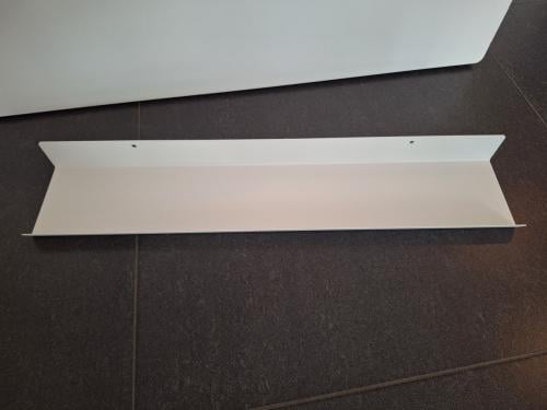 Malmback fotoplank – wit metaal