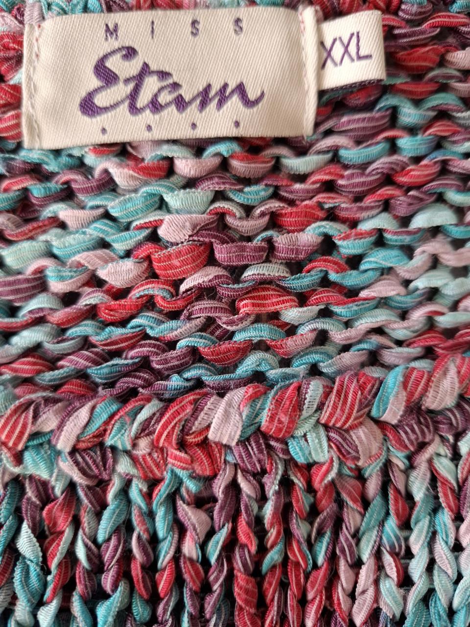 Miss Etam trui veelkleurig, gebreid. XXL