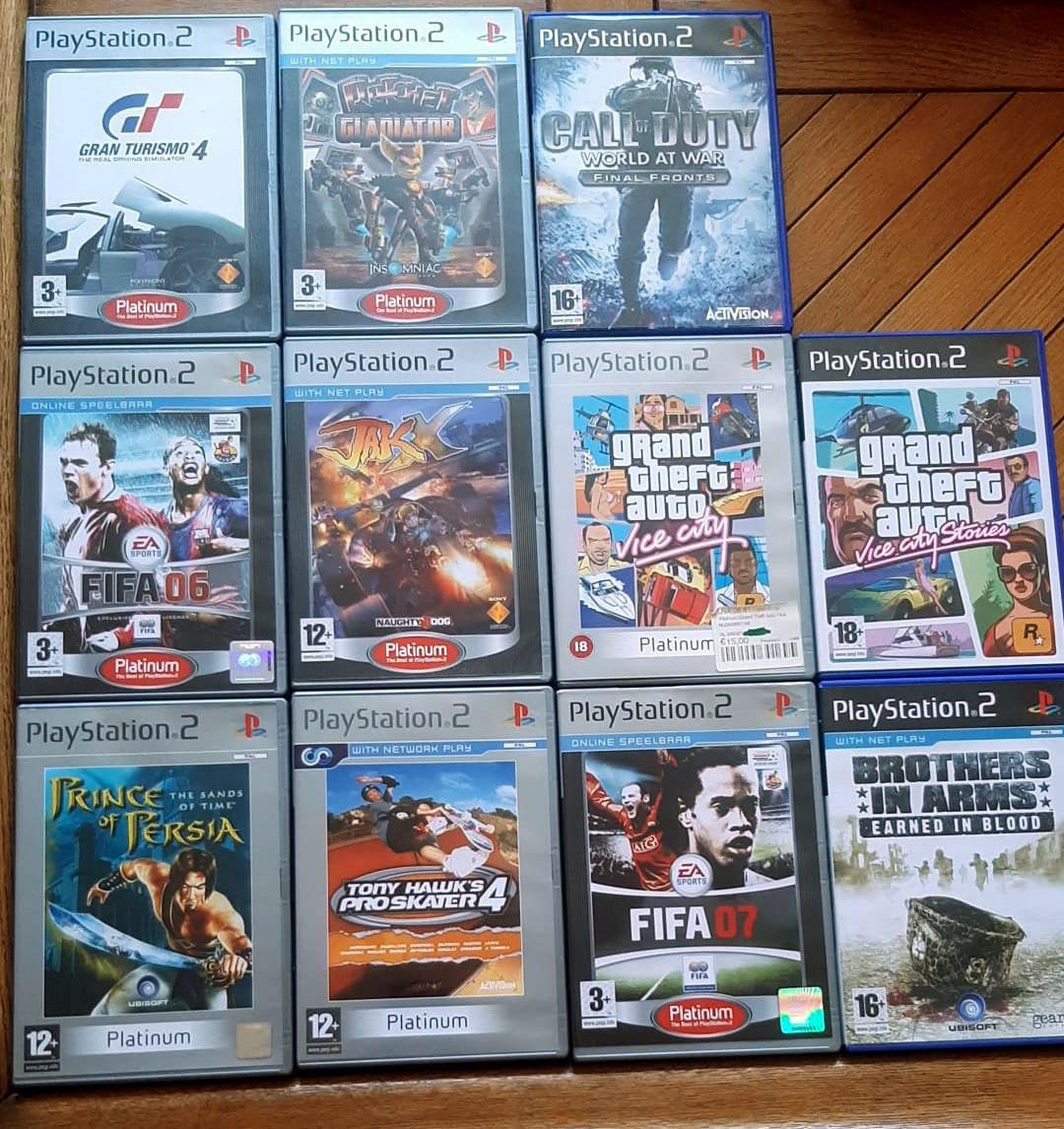 Playstation 2, 3 en 4(inclusief ps2/3 games)