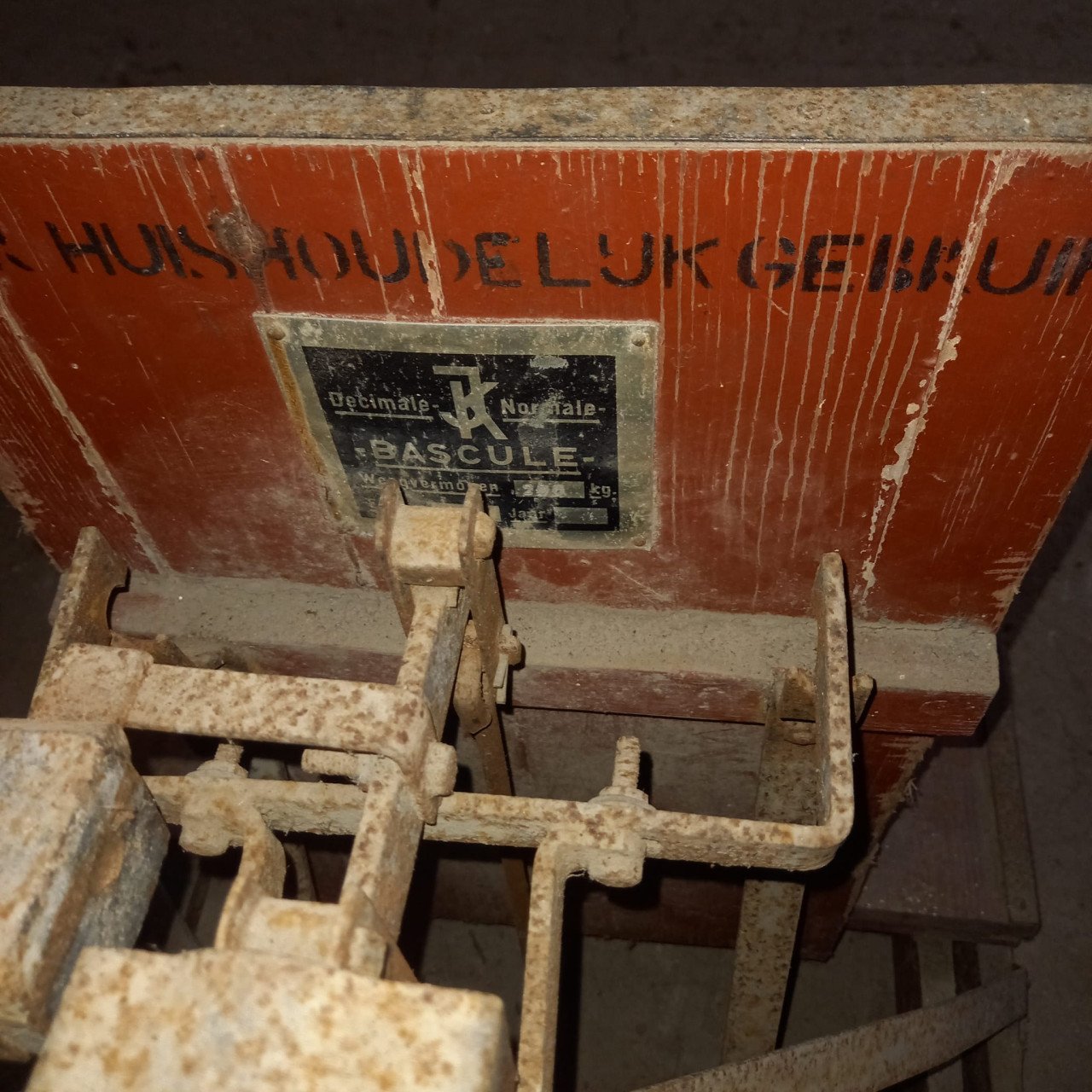 Bascule met gewichten