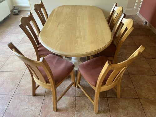 Eettafel + 6 stoelen