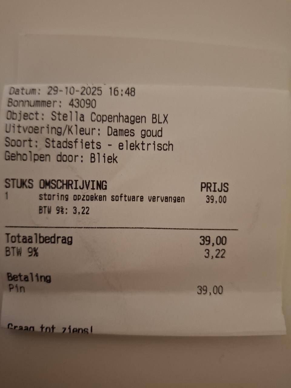 Stella copenhague elektrische damesfiets