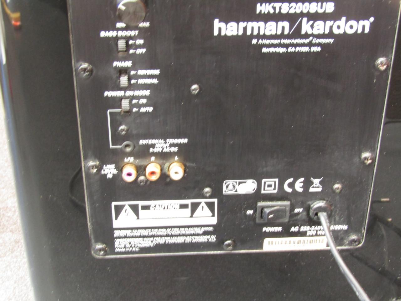Subwoofer harman kardon hkts 200 sub