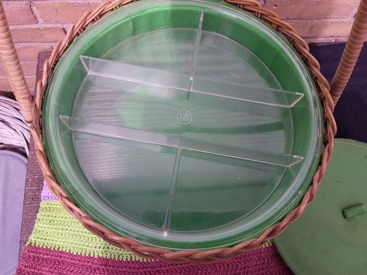 Vintage naaimand kompleet