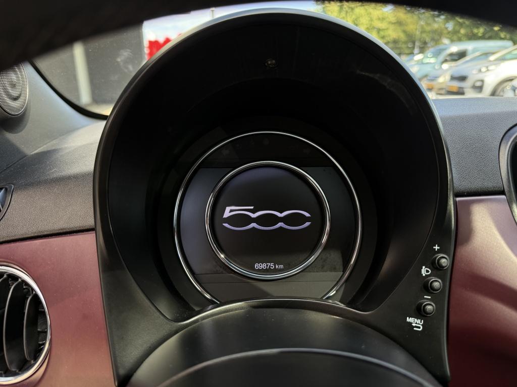 Fiat 500 1.0 hybrid lounge - lederen bekleding -