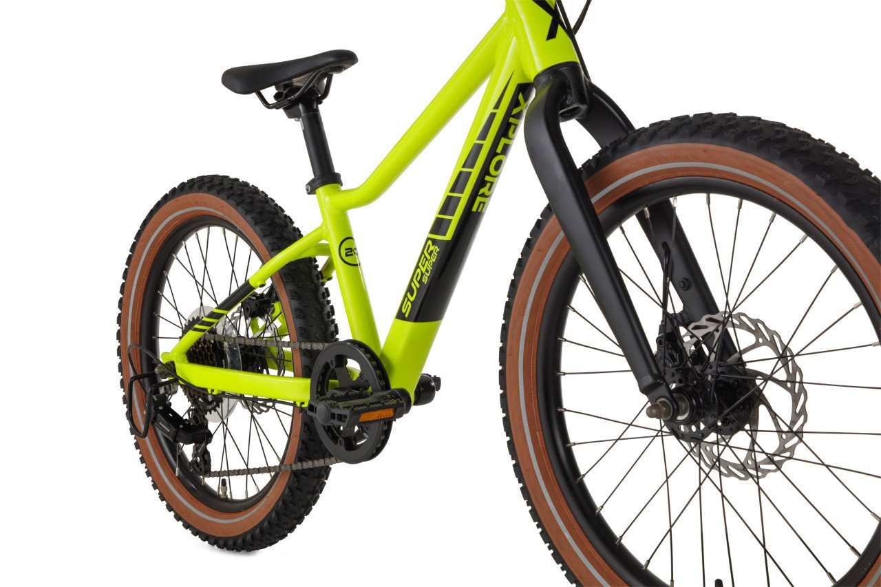 Nieuwe SuperSuper 2025 Xplore jongensfiets 20" 29cm Der. 7 versn. Schijfrem