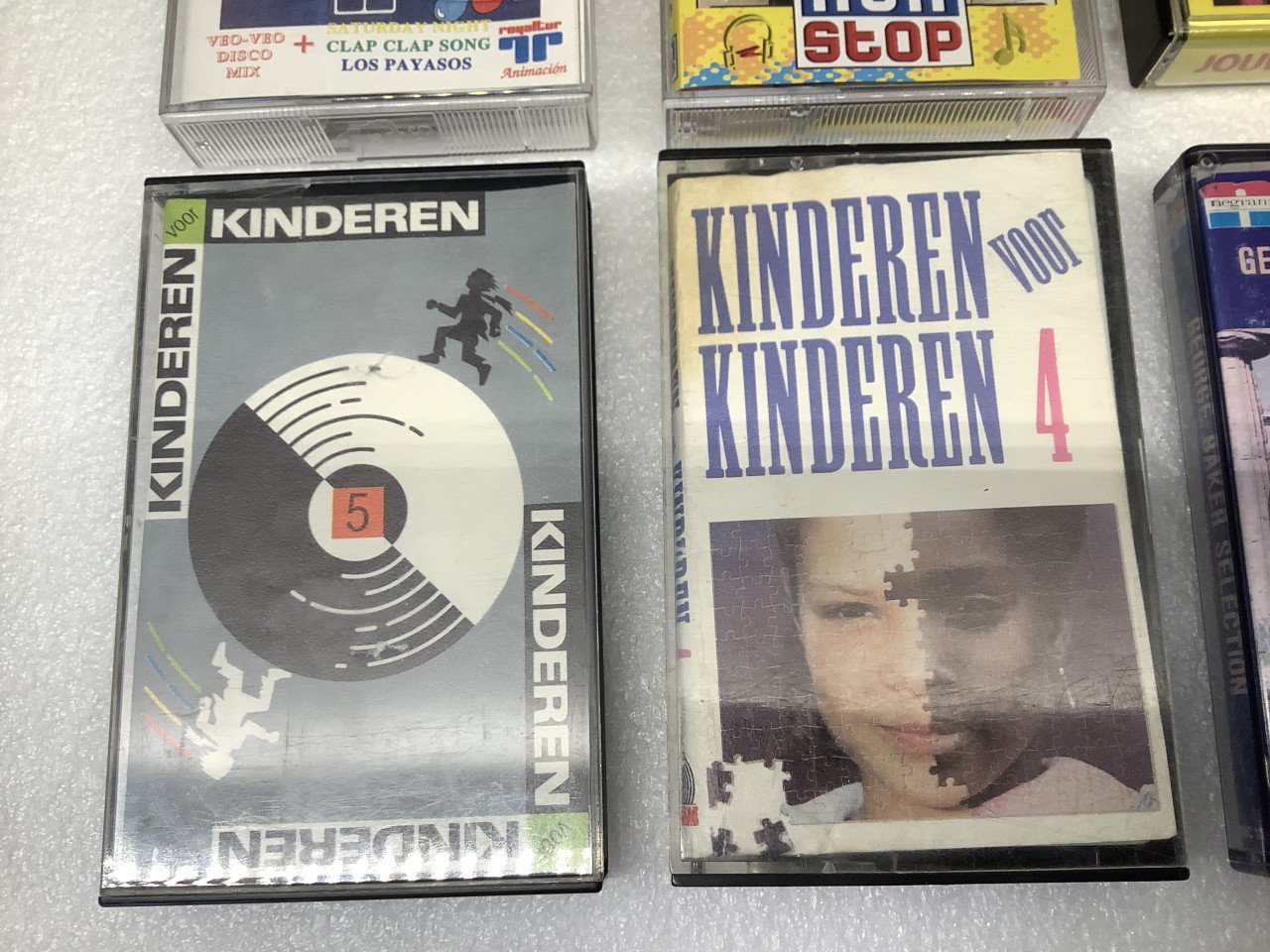 Verschillende Cassettebandjes aangeboden