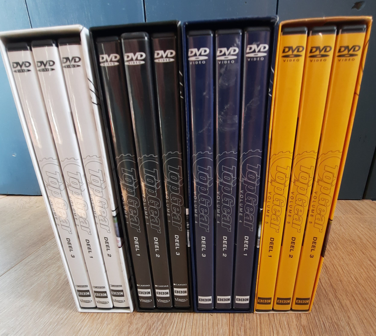 Dvd top Gear seizoen 1,2,4,5
