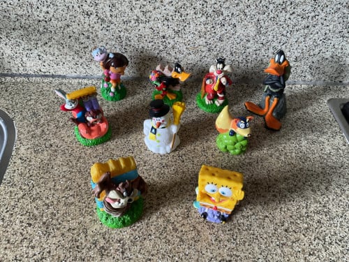Verschillende Candy-toppers.
