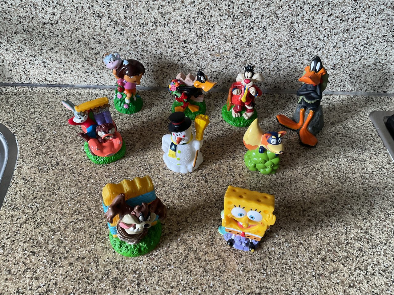 Verschillende Candy-toppers.