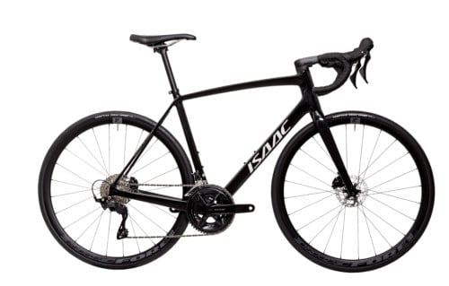 Isaac Vitron Racefiets Disc  zwart/blauw  48/52/54/58cm