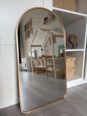 Navaris boogspiegel goud – 45 x 80 cm