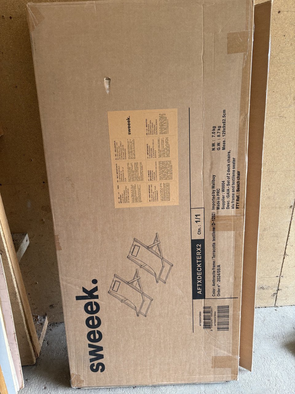 2 Nieuwe strandstoelen