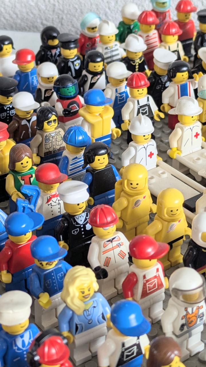 Lego minifiguren 140 stuks