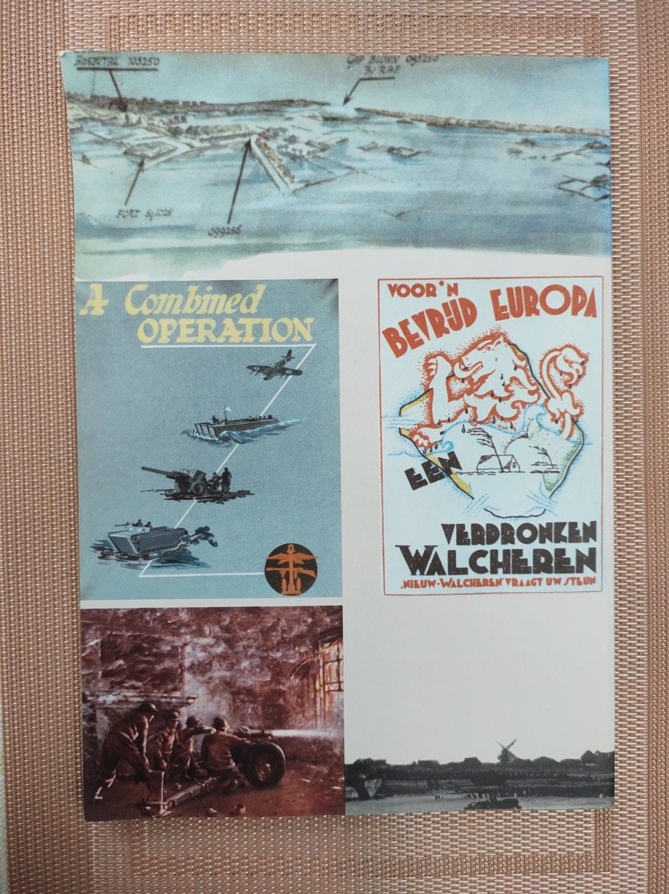 Walcheren bevrijd. November 1944. Van J.N. Houterman. ism