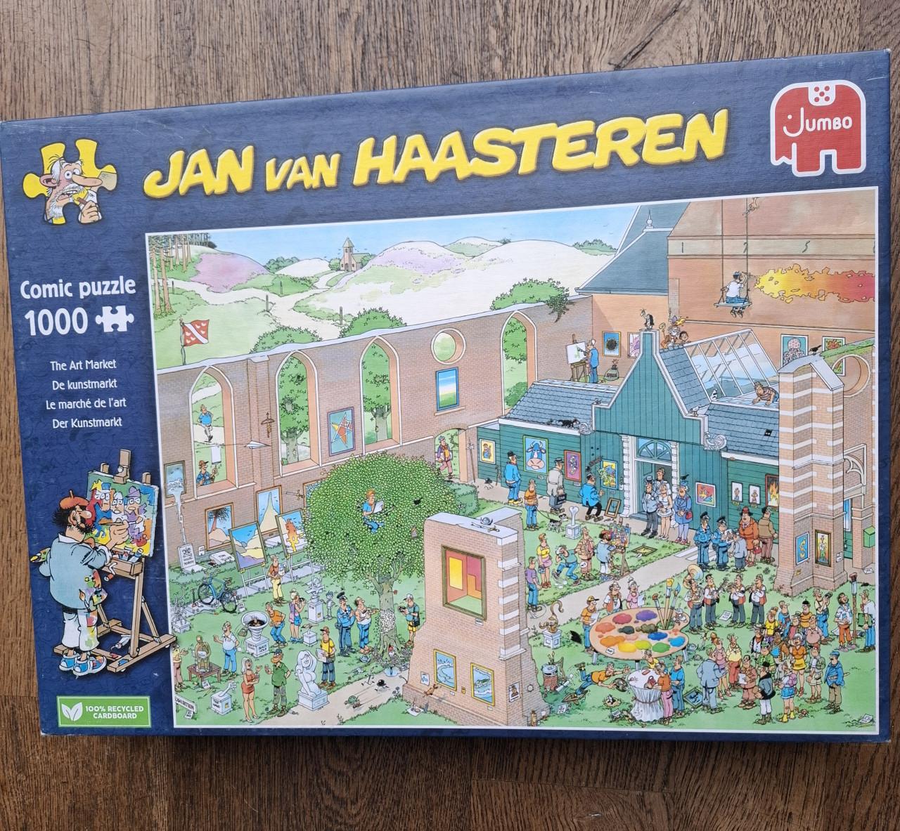 Jan van Haasteren puzzel: De Kunstmarkt (1000)