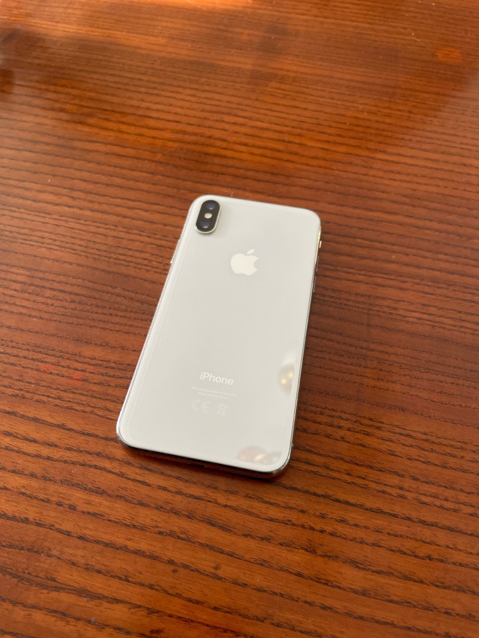 Iphone X Zilver incl. oplaadkabel