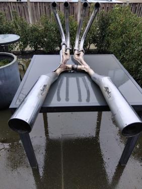 Orginele uitlaat honda cb750 seven fifty