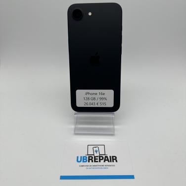 Apple iPhone 16e 128GB zwart