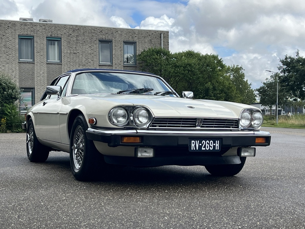 Jaguar Xj xjs-c 5.3 v12 targa met zeldzame hardtop