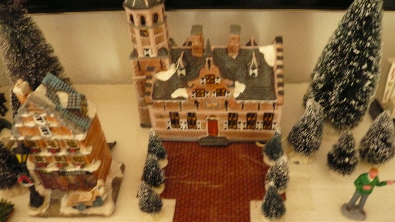 Kerstdorp geheel compleet met verlichting