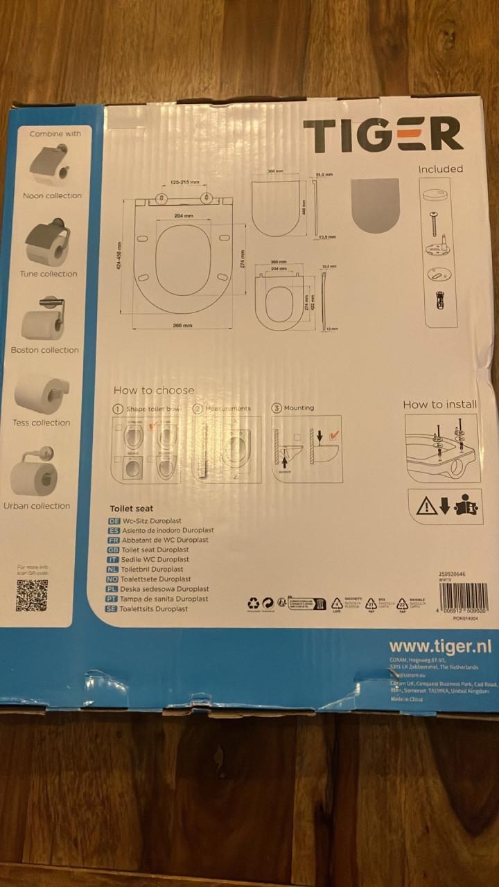 WC bril Tiger