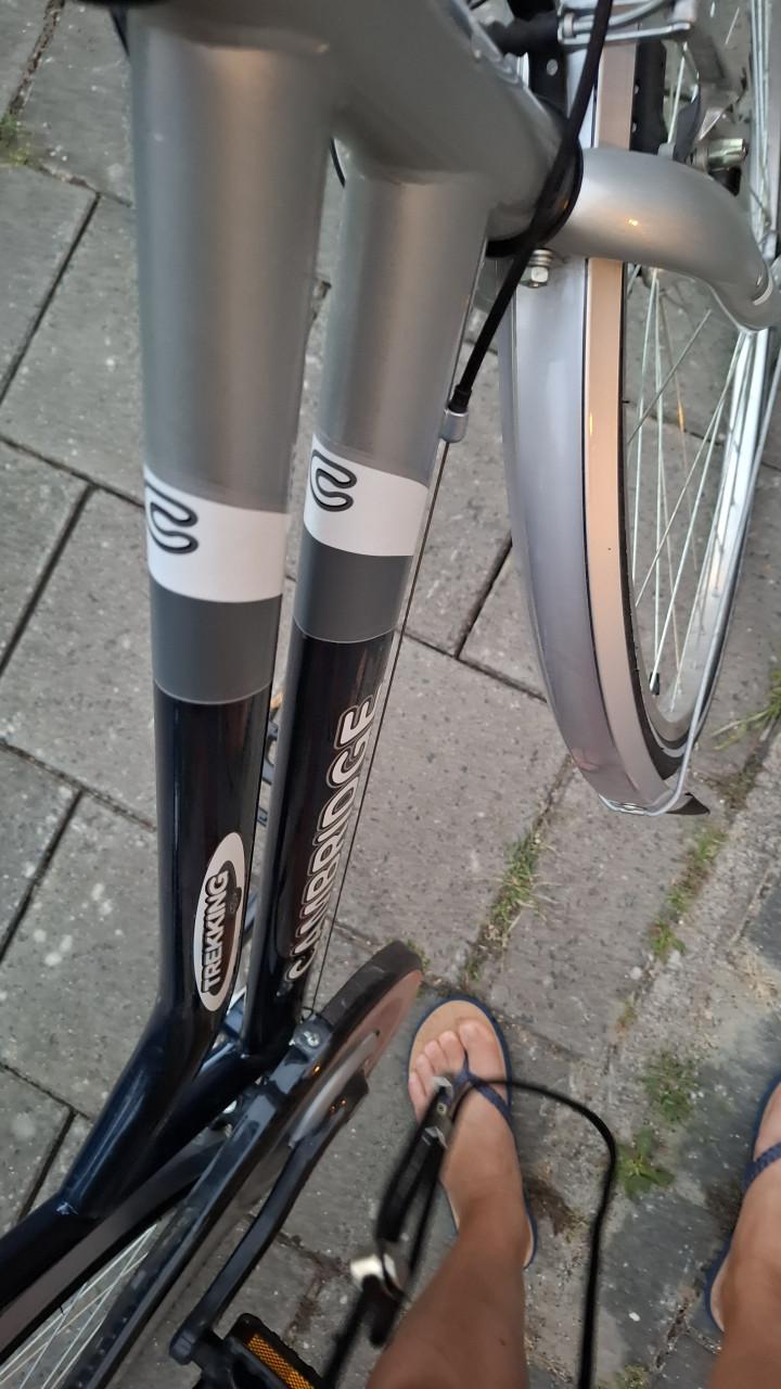 Sportieve dames fiets
