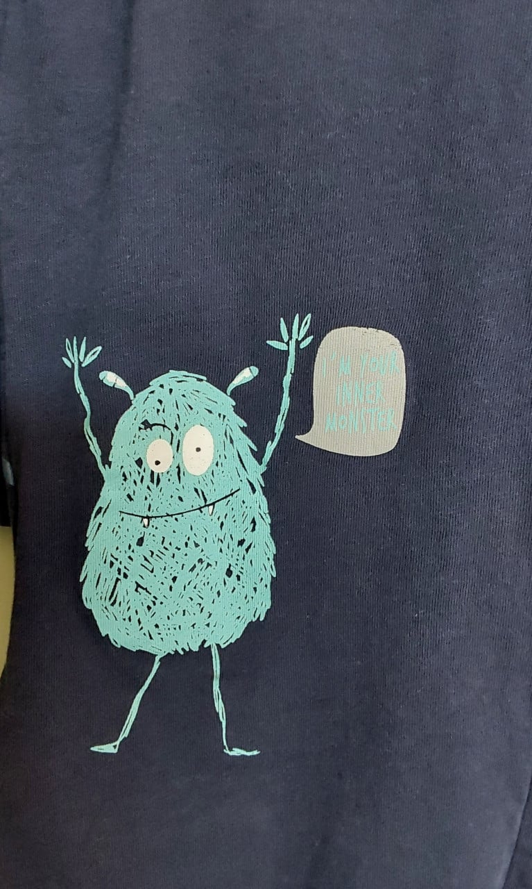 Donkerblauwe onesie van het merk Lupilu(Lidl) in maat 98/104
