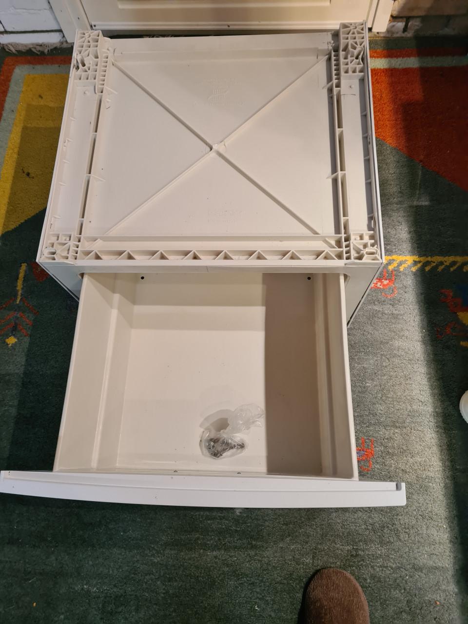 Wasmachine onderzet bak