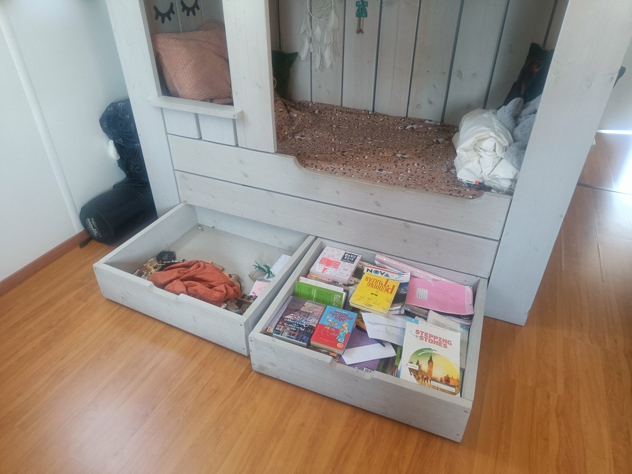 Steigerhouten kinderbed handgemaakt 80x200