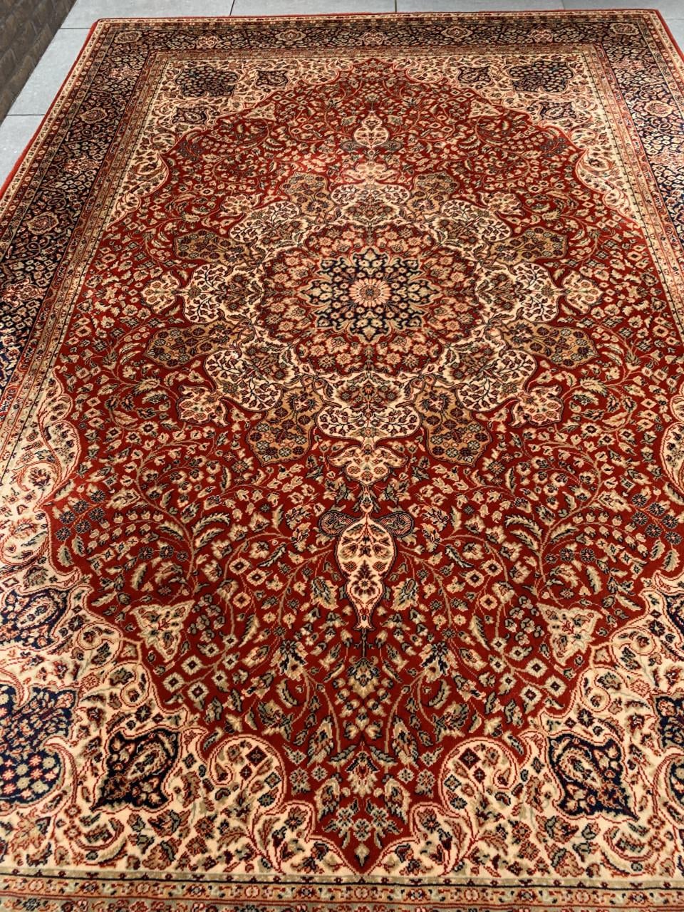 ❣️Super Leuk Sfeervol Vintage Vloerkleed❣️Keshan❣️Zuiver Scheerwol❣️