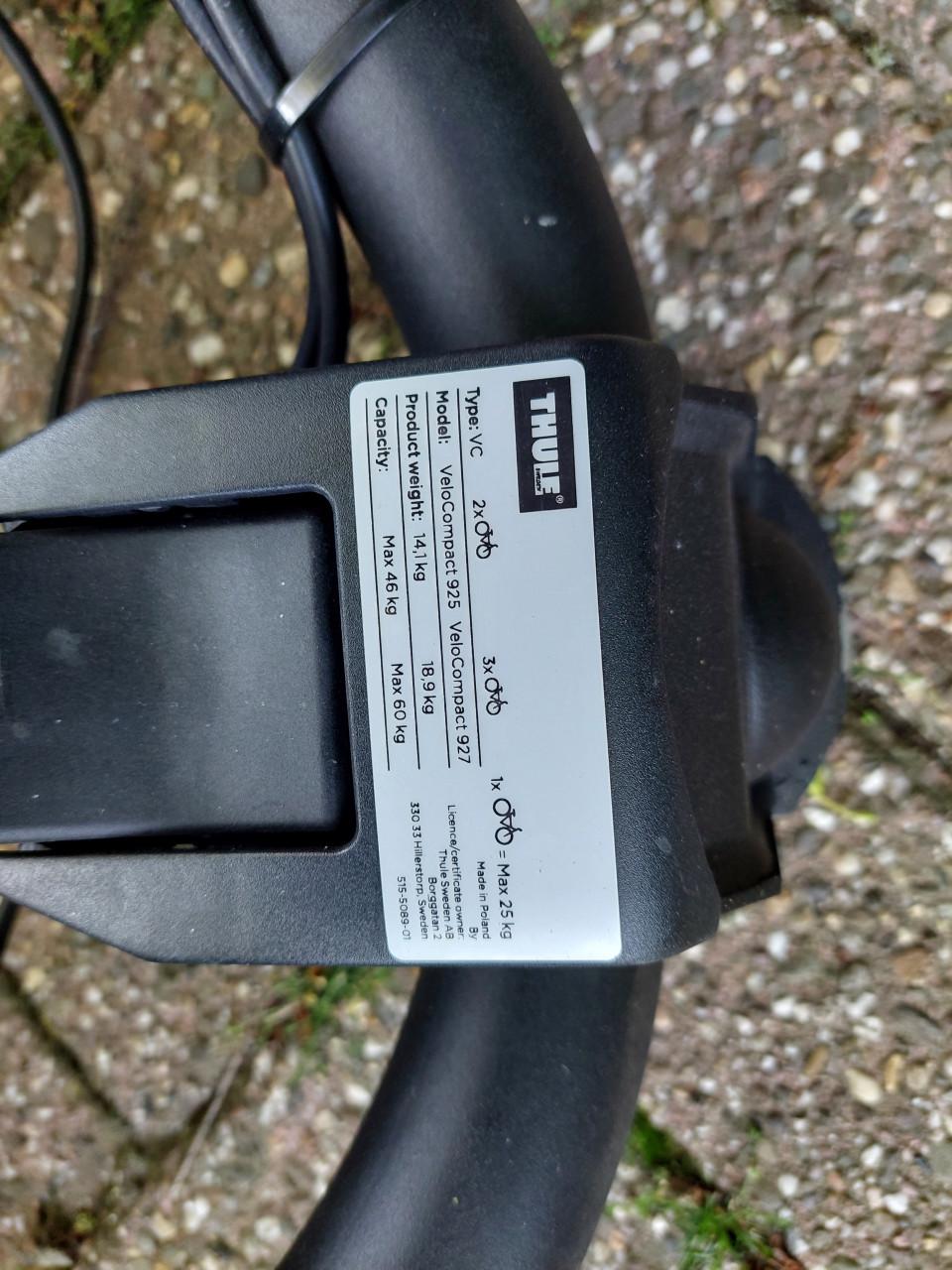 Fietsendrager voor 2 fietsen