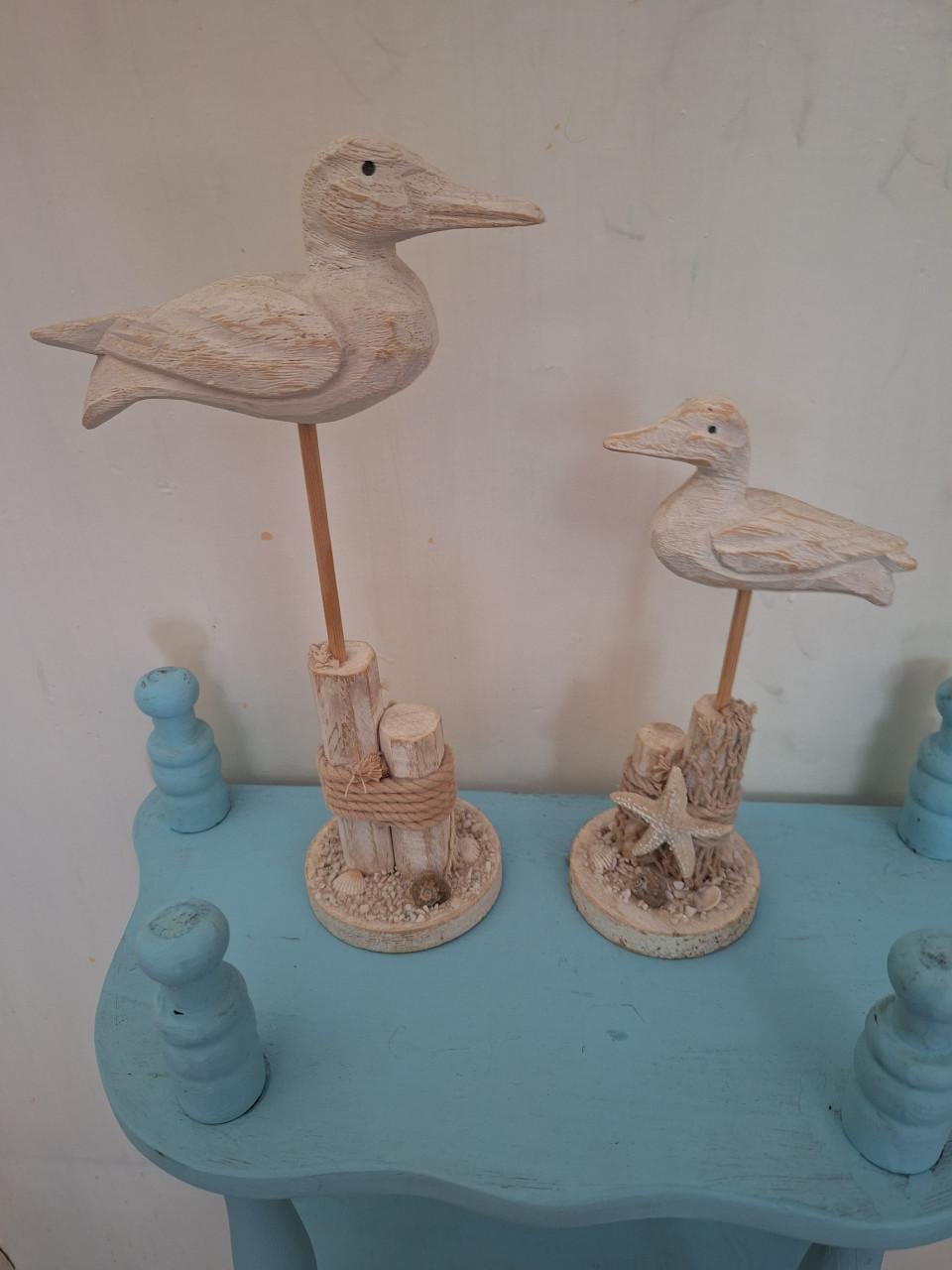 2 decoratieve vogels
