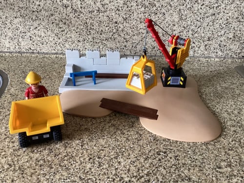 Playmobil bouwplaats.