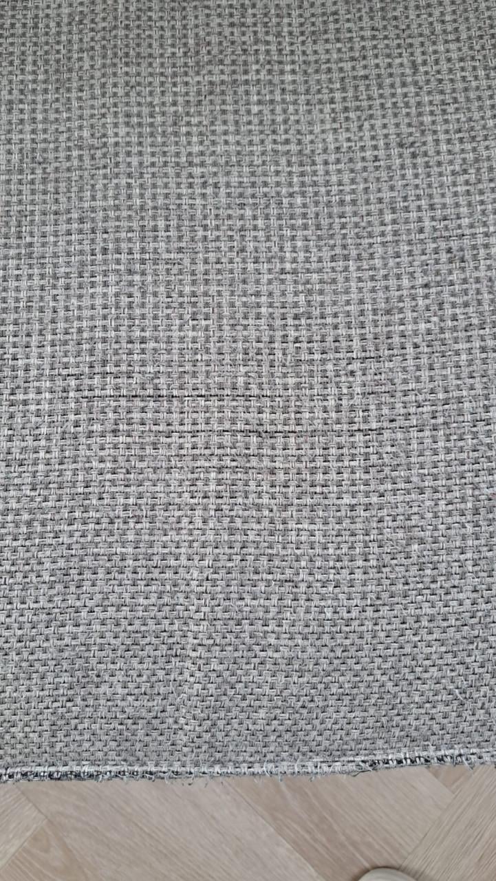 3-zitsbank grijsbruin 2m30