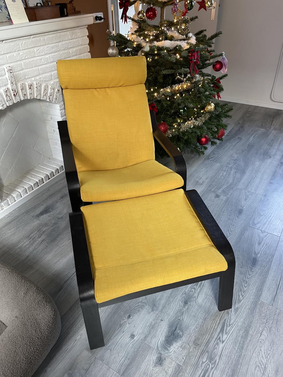 Ikea Poang fauteuil met voetenbank t.e.a.b.!