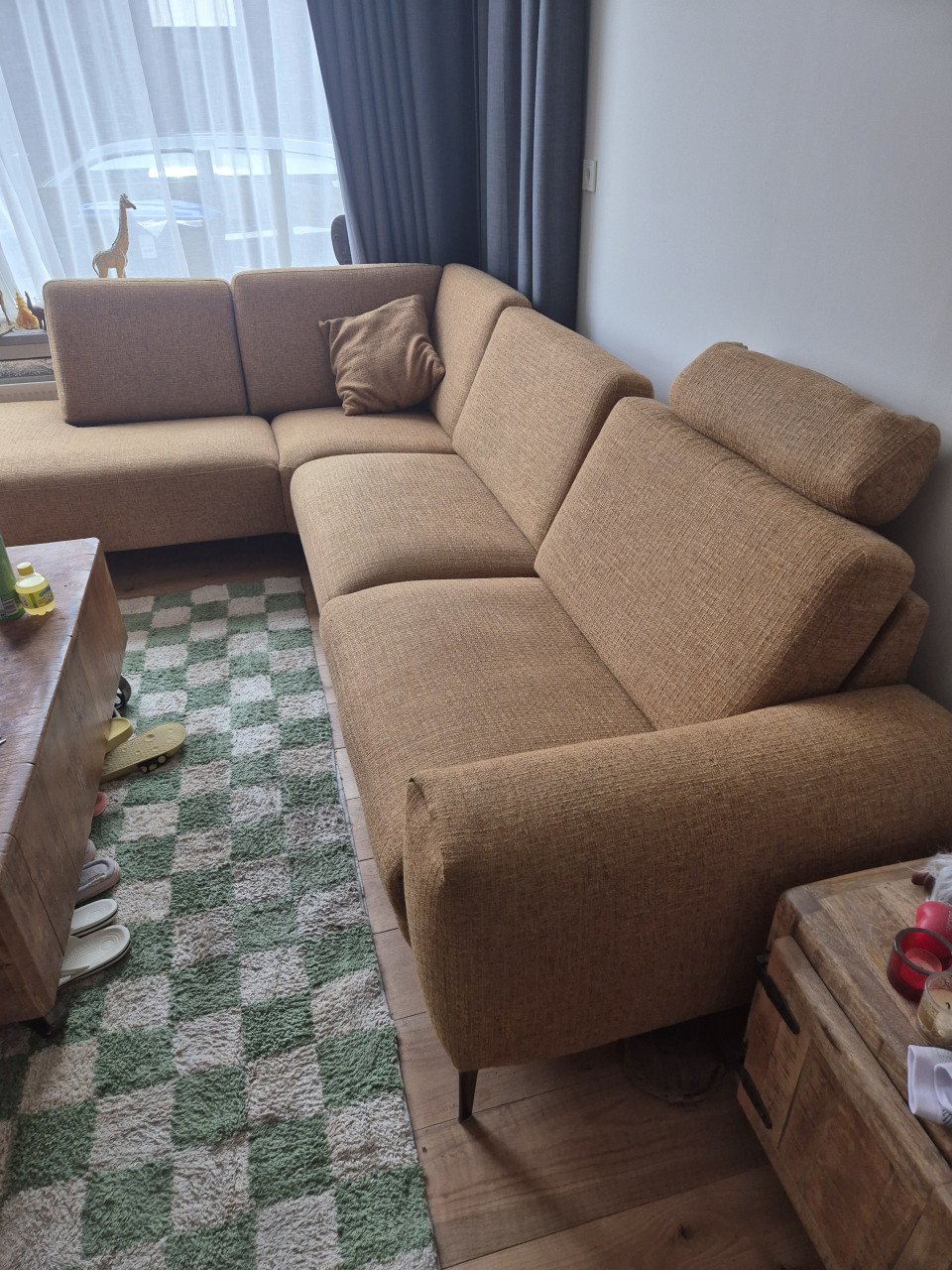 Hoekbank en relax stoel
