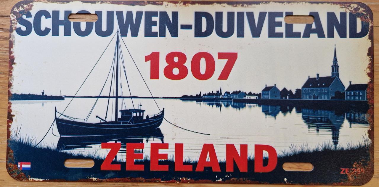 Bordje schouwen duiveland